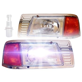 ぴーまん Amazon.com: NIUPARTS Headlight With Adjusters and Corner